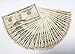 AL'IVER Prop Money Full Print 2 Sided 50 Dollar Bills Stack Copy Money 5000 Fake Money That Looks Real Realistic Money Stack Published Thickening