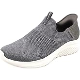 Skechers womens Hands Free Slip Ins Ultra Flex 3.0 Smooth Step Sneaker, Grey, 9