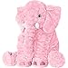 SGS Stuffed Elephant Plush Pillow Cushion Toy Pink, 24 Inches