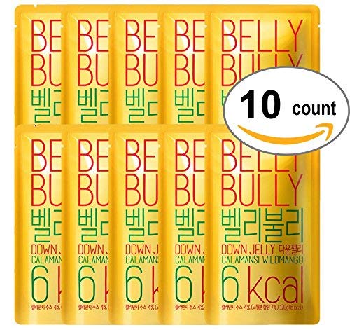 10 Count, Belly Bully Down Jelly-Dietary Supplement for Weight Loss, Appetite Suppresants (Wild Mango, 10 Count)