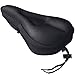 Gel Bike Seat, Universal Fit For Exercise Bike And Outdoor Bikes - Wide Soft Padded Bike Saddle For Women and Men