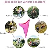 DDSHUN Female Urination Device Urinal Funnel Silicone Reusable Portable view 5