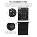 Bluetooth Number Pad, Jelly Comb N019 Ultra Slim Wireless Bluetooth 28-Key Numeric Keypad Data Entry with Multiple Shortcuts for Smartphones Tablet Surface pro and More-Black