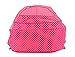 JiaYou Kid Child Girl Multipurpose Dot Backpack School Bag(Rose,Large)