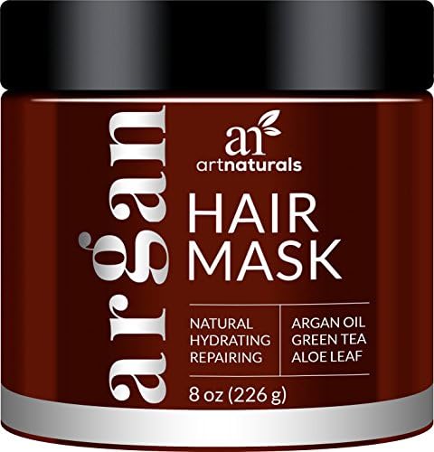 artnaturals Argan Oil Hair Mask – Deep Conditioner, 100% Organic Jojoba, Aloe Vera and Keratin, Hair Repair Dry, Damaged or Colorado After Shampoo for All Hair Types, No Sulphate, 8 oz. artnaturals Argan Oil Hair Mask – Deep Conditioner, 100% Organic Jojoba, Aloe Vera and Keratin, Repair Dry, Damaged or Color Treated Hair After Shampoo for All Hair Types, Sulfate Free, 8 oz.