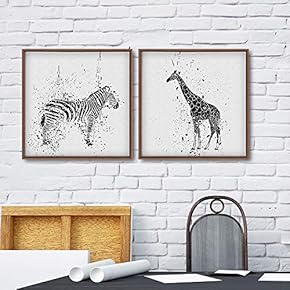 Framed Dreamscape Home Artwork for Living Room Bedroom x2 Panels