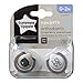Tommee Tippee Newborn Pacifiers, Symmetrical Design, BPA-Free Binkies, 0-2m, 2-Count, Colors and Designs May Vary