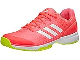 adidas Performance Women's Adizero Ubersonic 2W Tennis Shoe, Flash Red White/Electricity, 8.5 M US