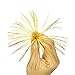 100 Pcs Imported Rectangle Kraft Paper Bookmarks Gift Tags Wedding Favor Bonbonniere Favor Thank You Gift Tags with 100 pcs Tassels (Brown&Light Gold)