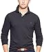 Ralph Lauren Custom-fit Long Sleeved Polo in Black Marl Heather