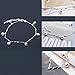 Fashon Women Silver Tone Jingle Bell Anklet Ankle Bracelet Chain 01