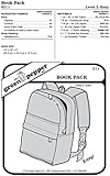 Book Bag Back Pack #211 Sewing Pattern (Pattern Only)