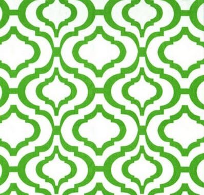 Hen House Linens Napkin Rings - Set of 4 (Bargello Grass)