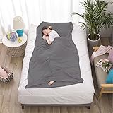 Betty Cotton Sleeping Bag Liner, Travel Sleeping Sheet for 4 Season Backpacking, Camping, Hiking and Travel, Ultralight Compact Sleeping Bag Sack