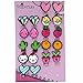 Cute Cartoon Art Clip-on Earrings Gift Set, Pack of 10 Pairs, for Kids Teen Girls Womens