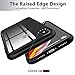 OCYCLONE iPhone Xs Max Case Clear, Slim Tempered Glass Back TPU Bumper Protective Case Cover for iPhone Xs Max-Black