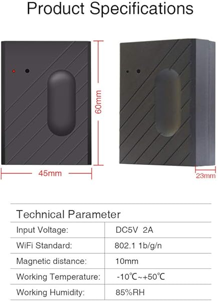 Akin Abrepuertas de garaje WiFi Alexa Smart Garage Door Switch Controller con temporizador Tuya APP Control remoto fcil de instalar controlador compatible con AlexaGoogle Home