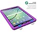 Galaxy Tab S2 9.7 Case - Poetic [Turtle Skin Series]-[Corner/Bumper Protection][Tactile Side Grip][Sound-Amplification][Bottom Air Vents] Protective Silicone Case for Samsung Galaxy Tab S2 9.7 Purple