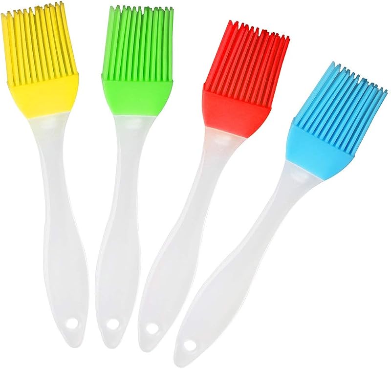 pengxiaomei Silicone Cooking Brush Set 4Pc Heat Resistant Basting Pastry