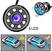 Backup Camera Car Rearview Cameras by Tiker,8 Led Night Vision HD Color Back up Camera with No Guideline Scale Line, Vehicle Reverse Parking Sensor Waterproof 170 Wide Angle, fit for All Cars
