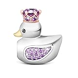 GNOCE 925 Sterling Silver Duck Charms for Bracelet