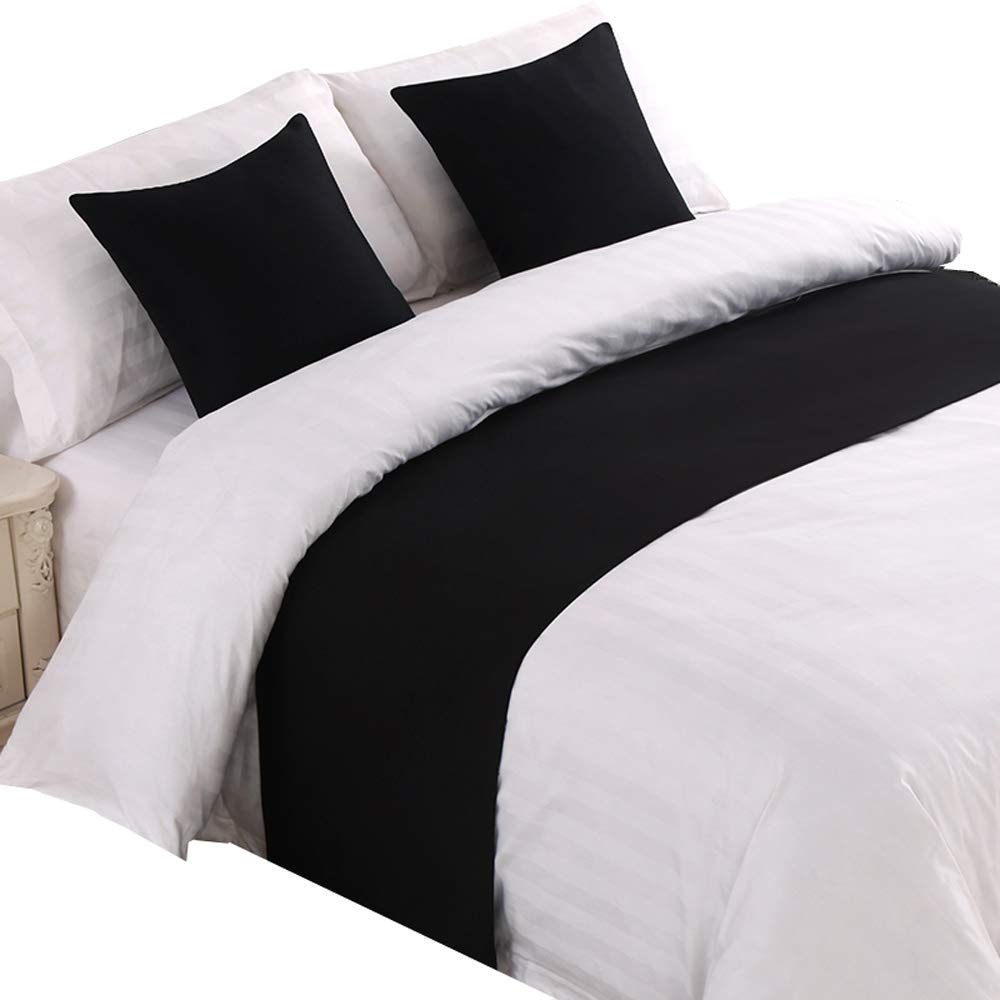 Twin/Twin XL, Wine Bedding Bed Runners & Scarves Mengersi Solid Bed