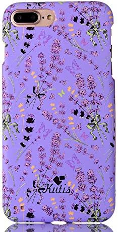 iPhone 8 Plus Case &amp; iPhone 7 Plus Case, Asical Noctilucent Flower Two Layer Duty Shockproof Cute Girls Woman Slim Fit Hard Case Cover for Apple iPhone 7 Plus / iPhone 8 Plus - (5.5 inch) (Color - 5)