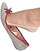 No Show Socks for Women by Jays, Extra Large Silicon Grip, 4 for the Price of 3 - Beige, Size M