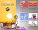 Yes4All Premium PVC Exercise Yoga Mat Printed Design – Printed Yoga Mat Thin Non Slip for Workout, Pilates – Yoga Floor Mat with Design (5mm, Hypnotica Purple)