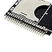 QNINE SD Card to 2.5 Inch IDE Adapter, SDHC SDXC MMC Memory Card Converter to Laptop HDD 44 Pin Male PATA Port