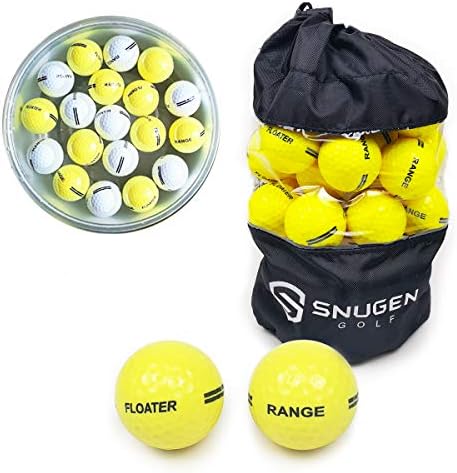 Snugen (TM) Floater Golf Range Balls, Practice Floating Balls
