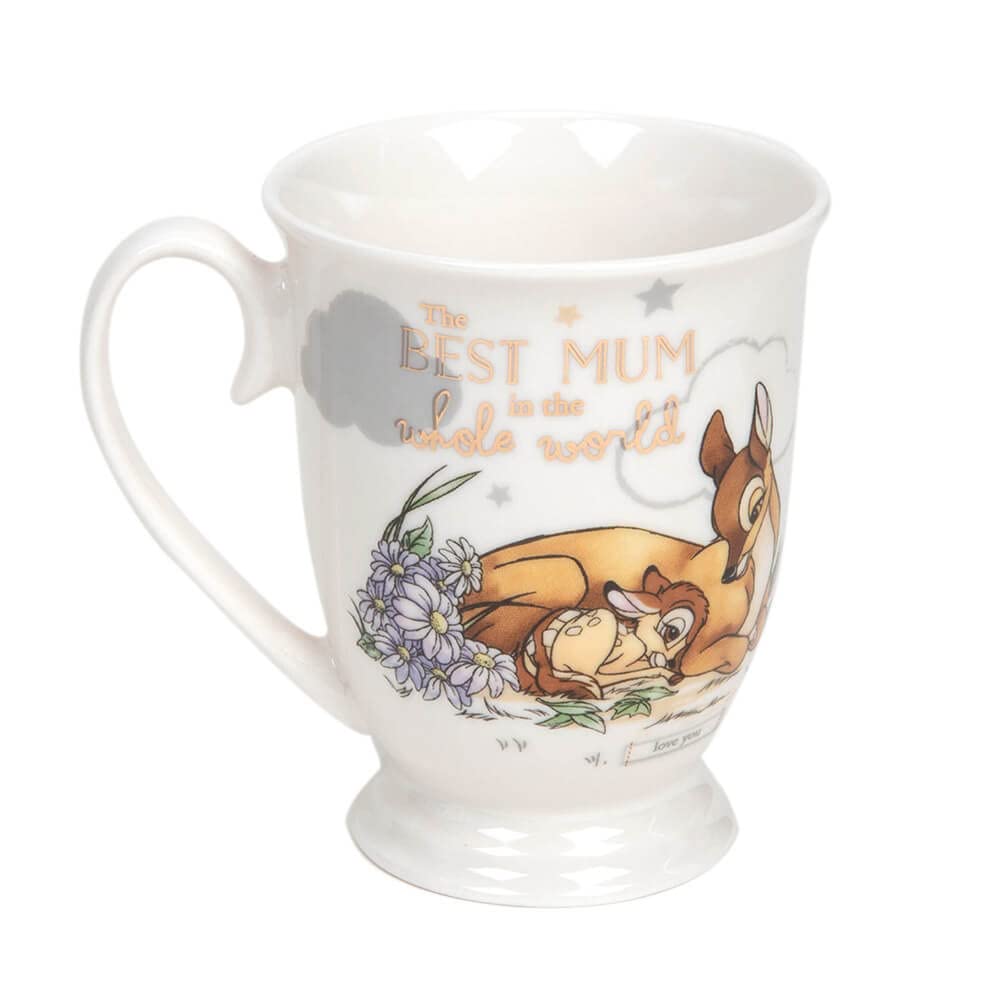WIDDOP Disney DI702 Best Mum Bambi Mug New in Box, Gold