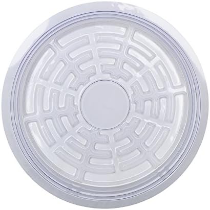 Life Solutions Clear Plastic Plant Pot Saucer Drip Tray - 5 Pack - 8 inches