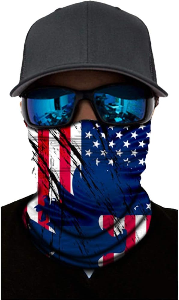 Senchanting 3D Face Sun Mask Neck Gaiter Balaclava Headwear Bandana for Outwork