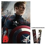 Avengers: Age of Ultron (2015) - Character Captain America - Movie Poster Reprint 13