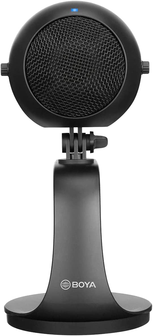 BOYA BY-PM300 USB Microphone, Condenser Microphone with Monitoring for Podcasts, Studios, Streaming, Radio, YouTube, Plug 'n Play on PC and Mac Hello.
