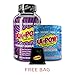 AM-PM Testosterone Boosting Stack Bundle - KA-POW! K.O. #1Overnight Testosterone Booster & - KA-POW! The Fastest Hitting ANABOLIC PREWORKOUT On The Planet with FREE Drawstring Kapow Bag(W 14