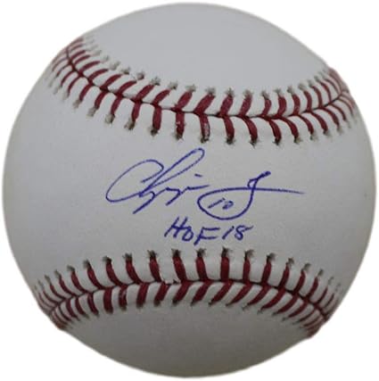 chipper jones autographed baseball