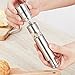 2 Pack Vina Stainless Steel Thumb Push Mini Salt and Pepper Mill Grinder Set for Gourmet Home Restaurant Buffet, 2PCs / set
