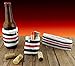 Funny Guy Mugs Unisex Sweatband Set (3-Pack: 2 Wristbands with Zipper/Wrist Wallet & 1 Headband)