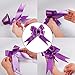 Kolewo4ever 20 Pack 30x44inches Clear Basket Bags Pull Bow Set 10 Packaging Bags Cello Cellophane Wrap 10 Ribbon Bows For Easter