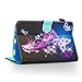 Dteck Case for Samsung Galaxy Tab 3 (8.0 Inch, 2013 Released, Model Number SM-T310 /SM-T311 /SM-T315) - Slim Lightweight Leather Wallet Stand Flip Cute Cover with Auto Sleep Wake (Purple Butterfly)