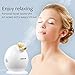 Facial Steamer KINGDOMBEAUTY Hot Mist Moisturizing Face Steamer Warm Mist Personal Sauna SPA Unclogs Pores Blackheads Acne Skin Cares Atomizer Humidifier Ionic Sprayer Golden
