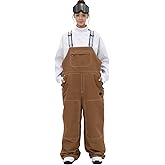 SNOWVERB Womens Mens Super Baggy 15K Waterproof Snow Ski Pants with Adjustable Suspenders Snowboard Streetwear Bibs