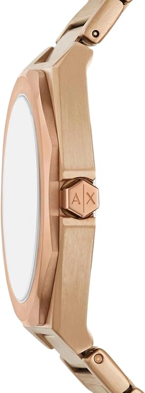 Relógio feminino, movimento de quartzo de três mãos e caixa de 34 mm com bracelete em aço inoxidável ou couro