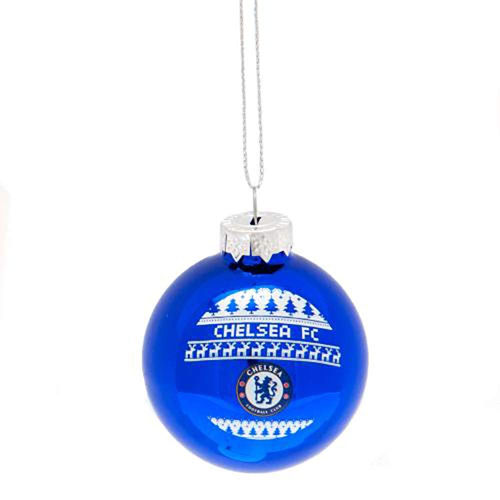 Perfect for any Chelsea FC Fan! Chelsea FC Nordic Baubles Ornaments Set