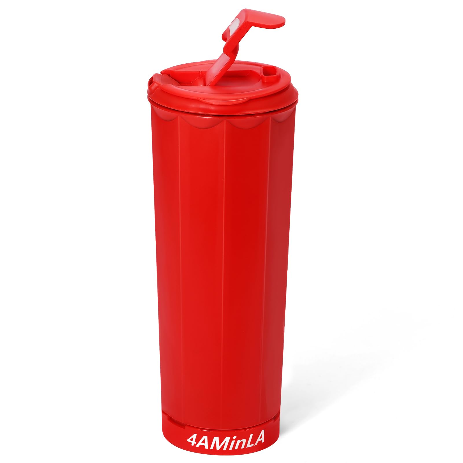 Photo 1 of Ahape 20 oz Cup with Horn - The Perfect Tumbler for Sports Fans - Reusable Water Bottle Ideal for Cheering at Game day, Tailgating, World Cup, Party, Celebration. (Red)