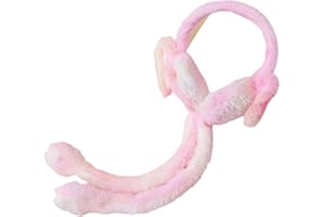 MotiveTech Windproof Moving Bunny Ears Earmuffs, Warm Ear Muffs