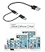 Apple MFi Certified Lightning Cable - Skiva USBLink Duo Short 2-in-1 Sync and Charge Cable (6