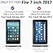 [Pack of 2] Gzerma Fire 7 Screen Protector 7th Generation 2017 Release, Ultra High Definition Clear, Shatter Proof, Easy Installation Front Protective Cover Film for Amazon Fire7 7.0 Inch Tablet